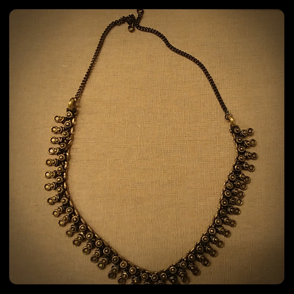 Necklace vintage- Antique Gold color